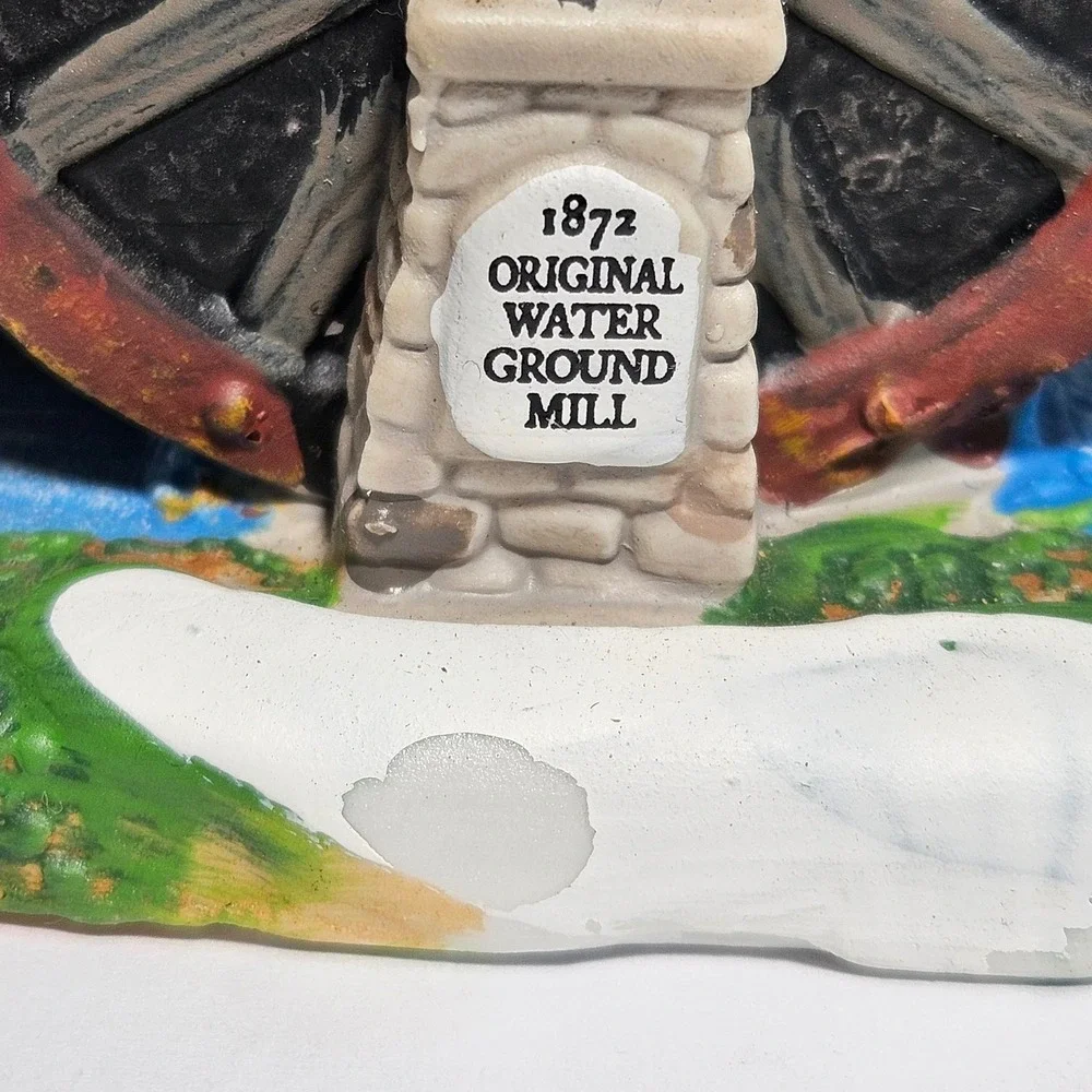 Rare Lemax Caddington Village Cedar Falls Historical Grist Mill 85390